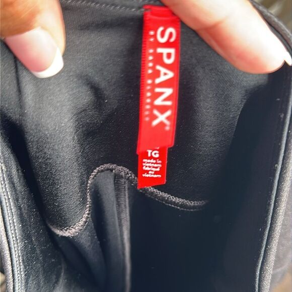 Spanx Faux Leather Moto Leggings size XL - Picture 10 of 12